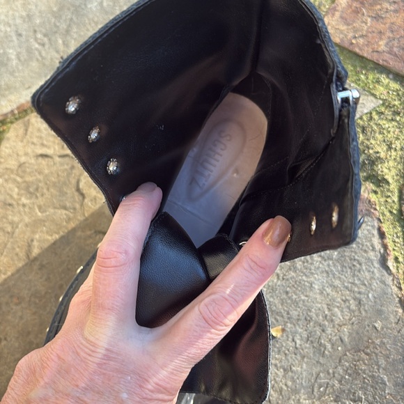 COPY - SCHUTZ womens studded black boot - Picture 3 of 4